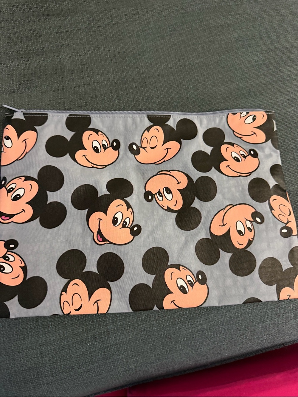 Baggu Mickey Zip Pouch RARE